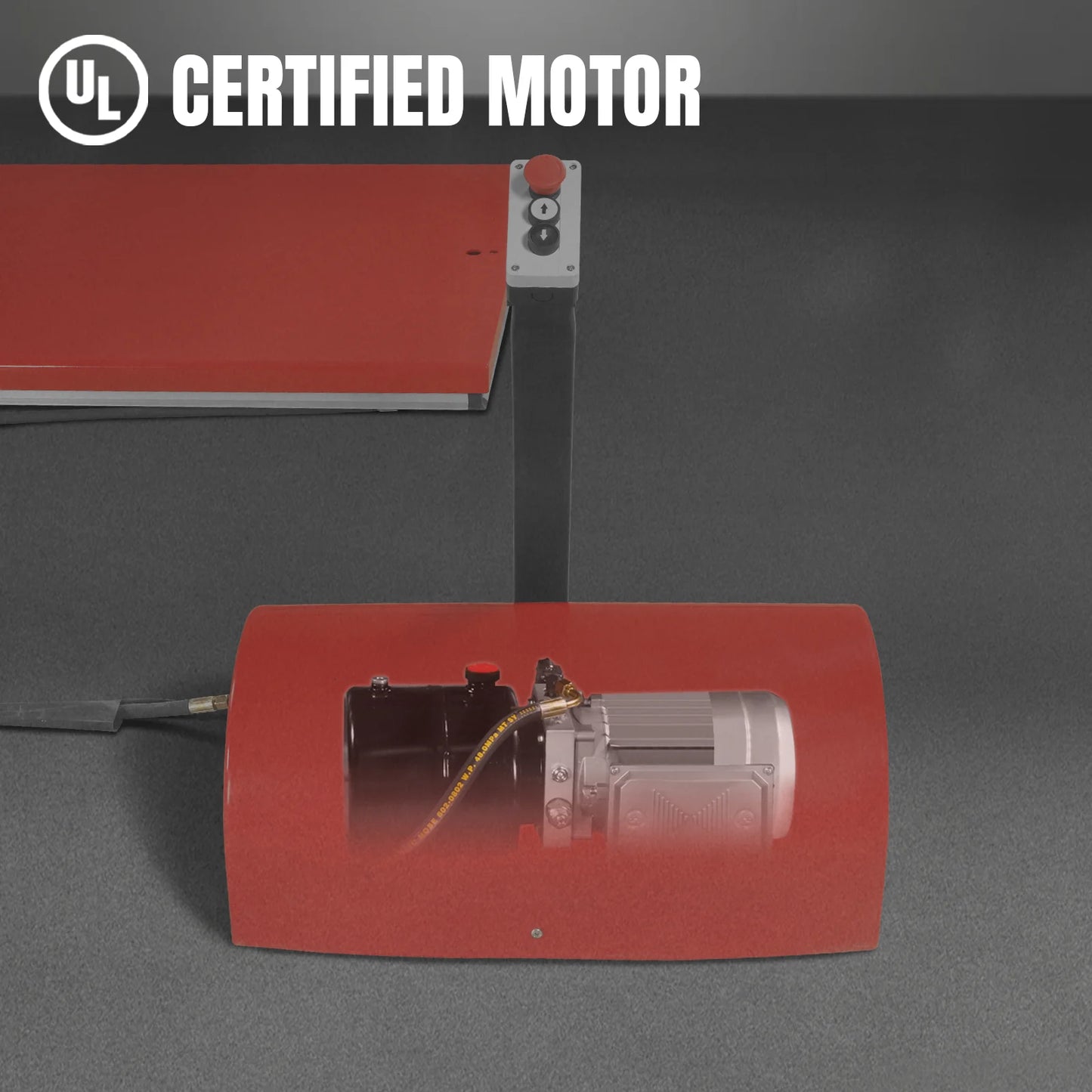 Stationary Electric Hydraulic Parallel Double Scissor Lift Table 3300lb Capacity, 108.3” x 31.5”Platform,33.9”Lift Height,UL Certified Motor, ELT33P