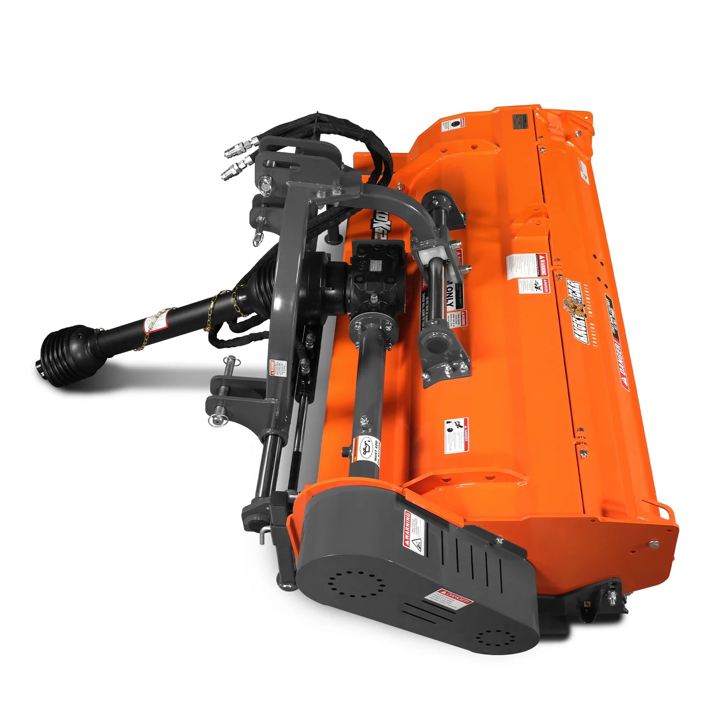 63" Heavy Duty PTO Flail Mower with Hydraulic Side Shift 3 Point 50-75 hp, KDK63H