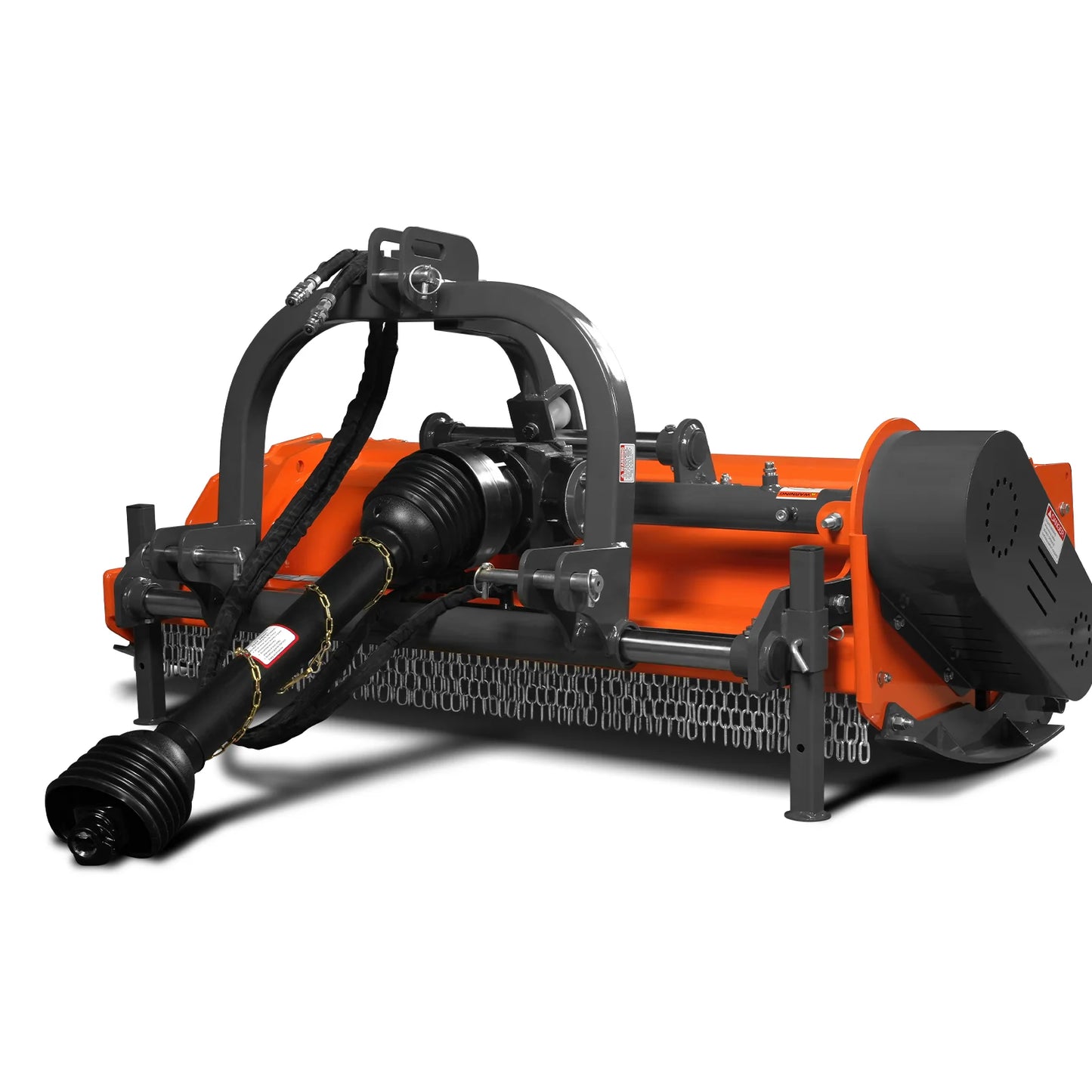 63" Heavy Duty PTO Flail Mower with Hydraulic Side Shift 3 Point 50-75 hp, KDK63H