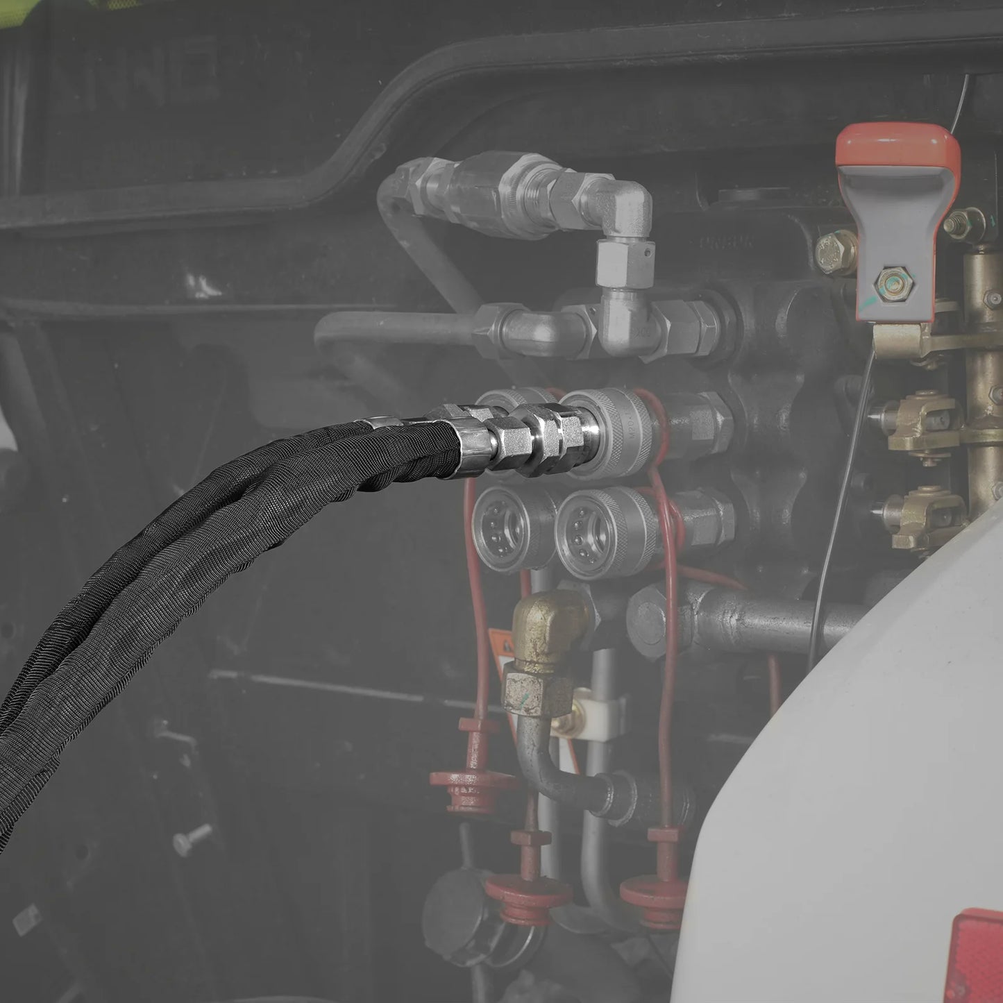 63" Heavy Duty PTO Flail Mower with Hydraulic Side Shift 3 Point 50-75 hp, KDK63H