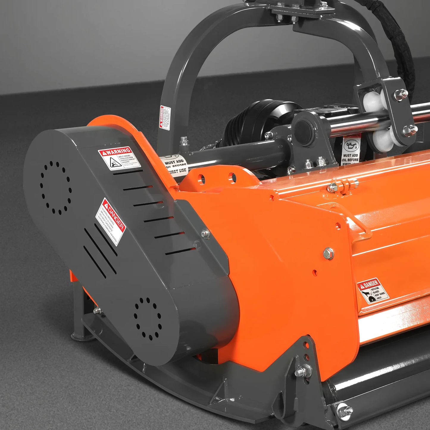 63" Heavy Duty PTO Flail Mower with Hydraulic Side Shift 3 Point 50-75 hp, KDK63H