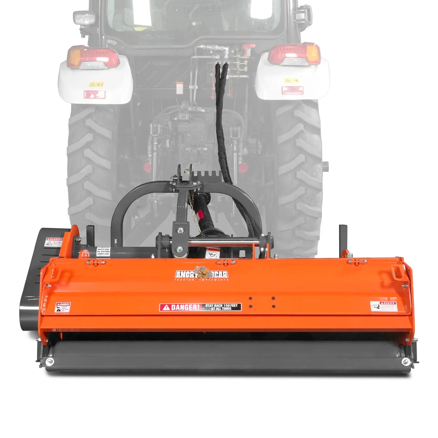 63" Heavy Duty PTO Flail Mower with Hydraulic Side Shift 3 Point 50-75 hp, KDK63H