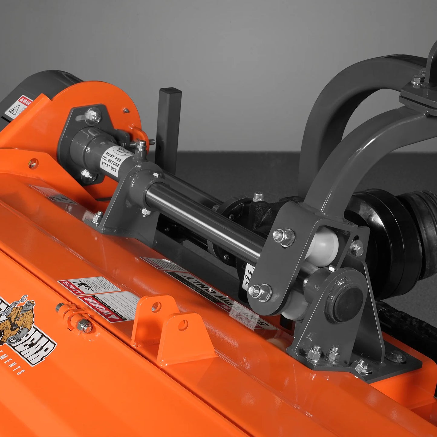 63" Heavy Duty PTO Flail Mower with Hydraulic Side Shift 3 Point 50-75 hp, KDK63H