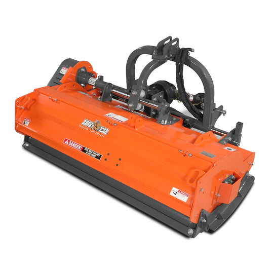 63" Heavy Duty PTO Flail Mower with Hydraulic Side Shift 3 Point 50-75 hp, KDK63H