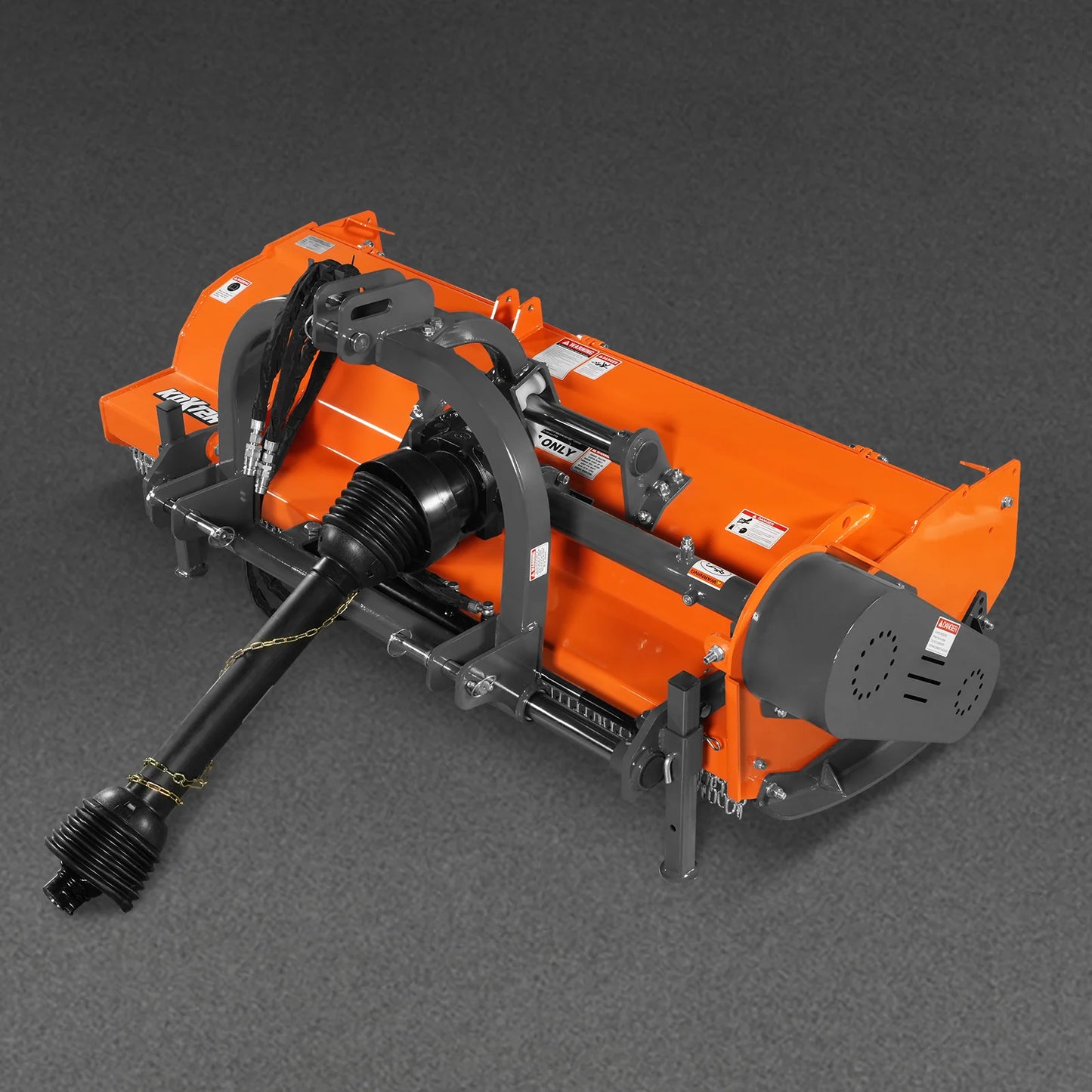 72" Heavy Duty PTO Flail Mower with Hydraulic Side Shift 3 Point 50-75 hp, KDK72H