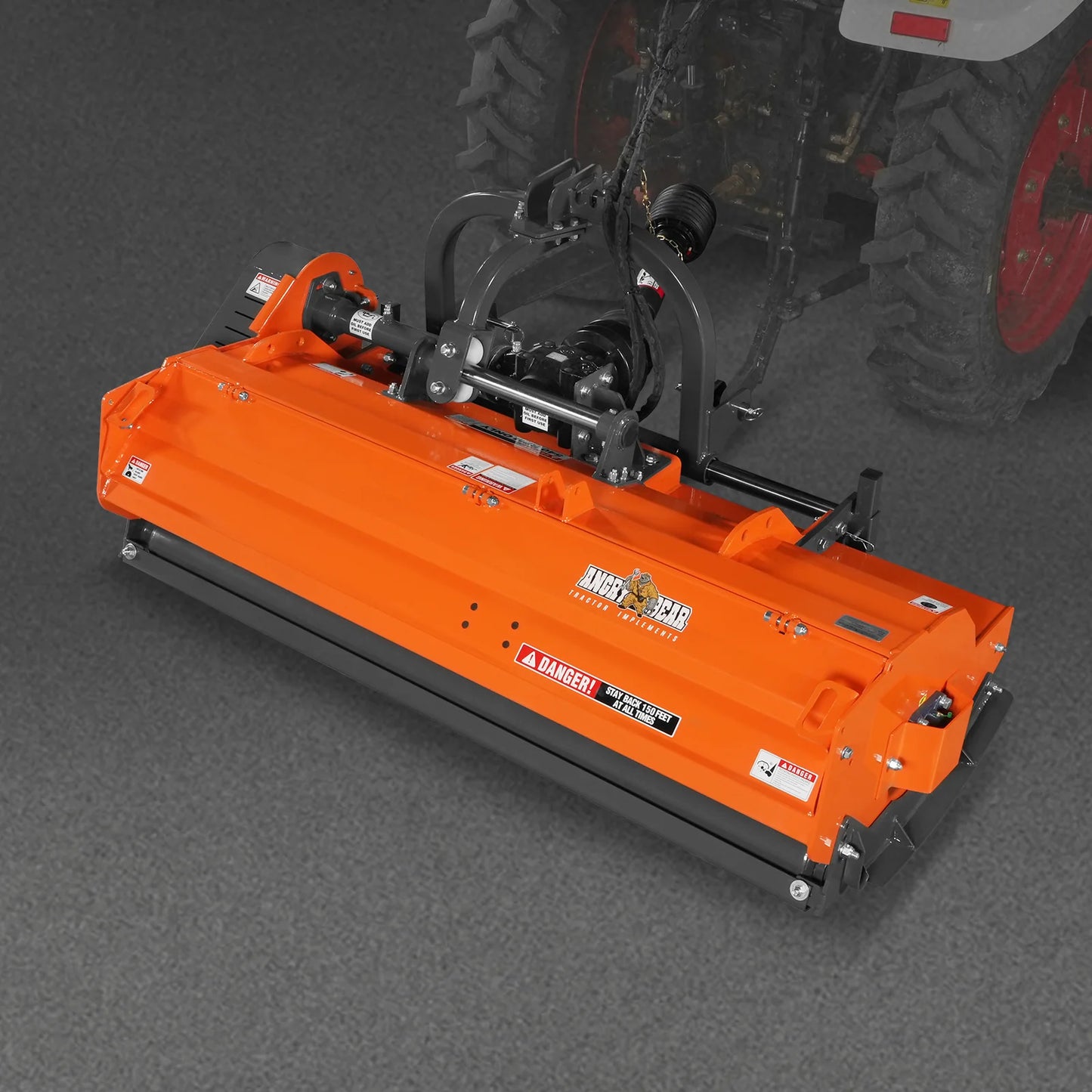 72" Heavy Duty PTO Flail Mower with Hydraulic Side Shift 3 Point 50-75 hp, KDK72H