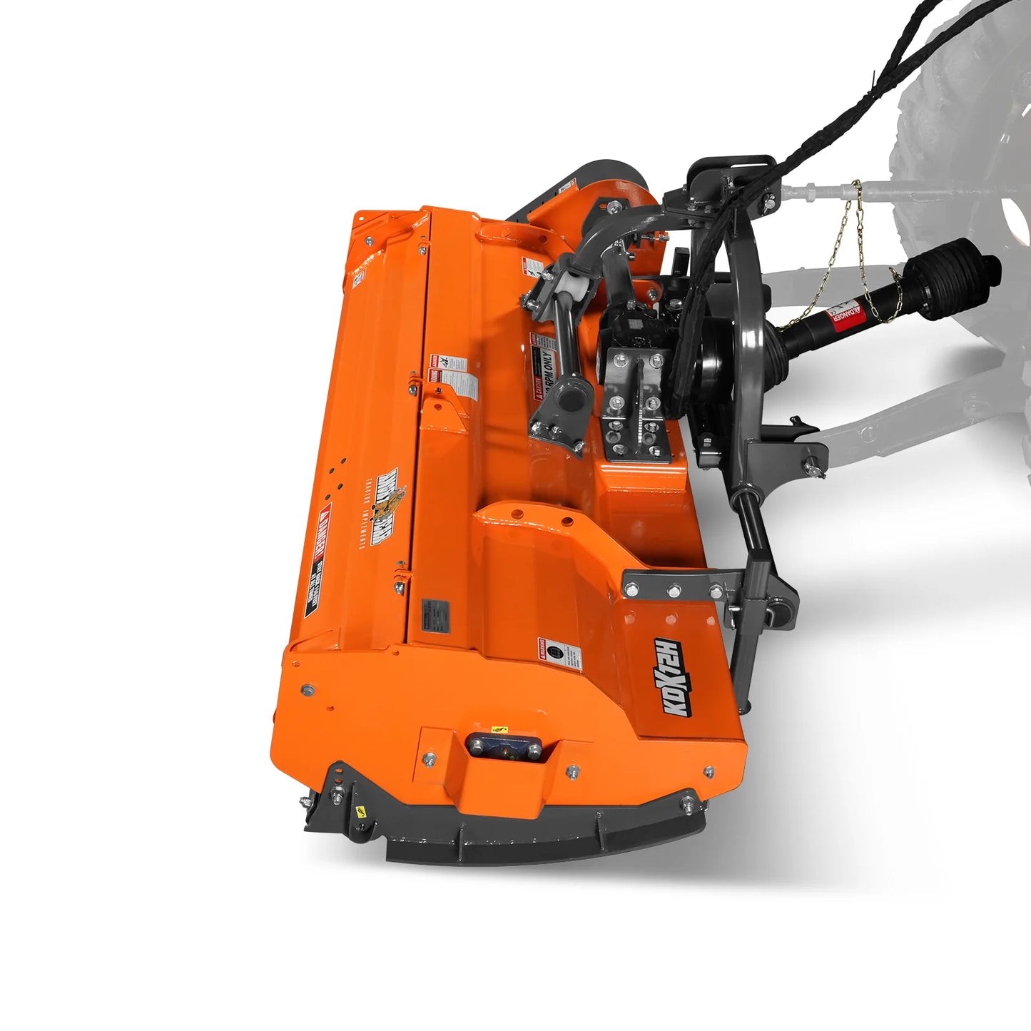 72" Heavy Duty PTO Flail Mower with Hydraulic Side Shift 3 Point 50-75 hp, KDK72H