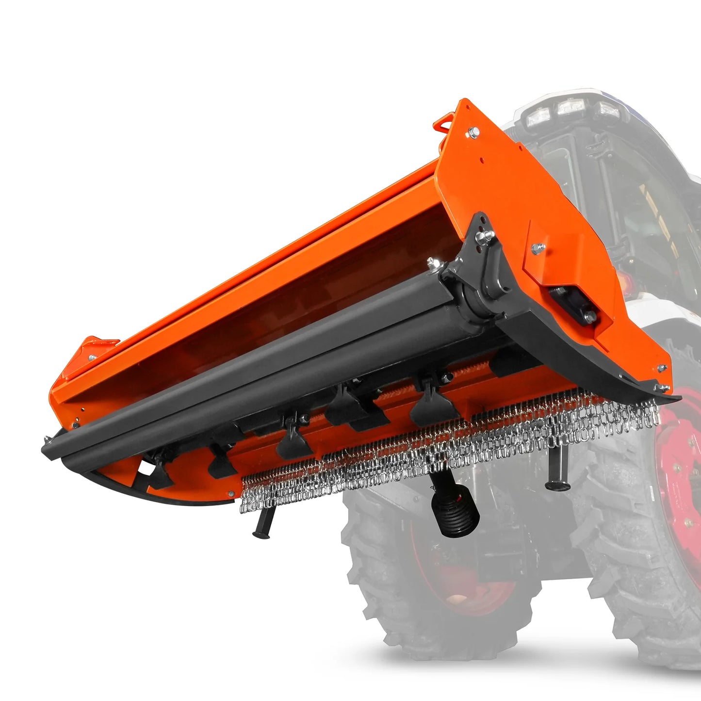 72" Heavy Duty PTO Flail Mower with Hydraulic Side Shift 3 Point 50-75 hp, KDK72H