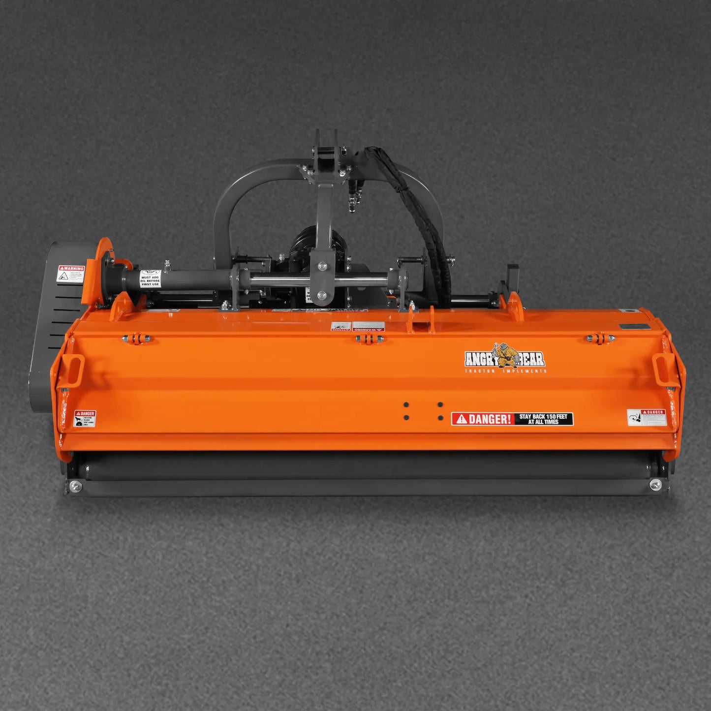 72" Heavy Duty PTO Flail Mower with Hydraulic Side Shift 3 Point 50-75 hp, KDK72H