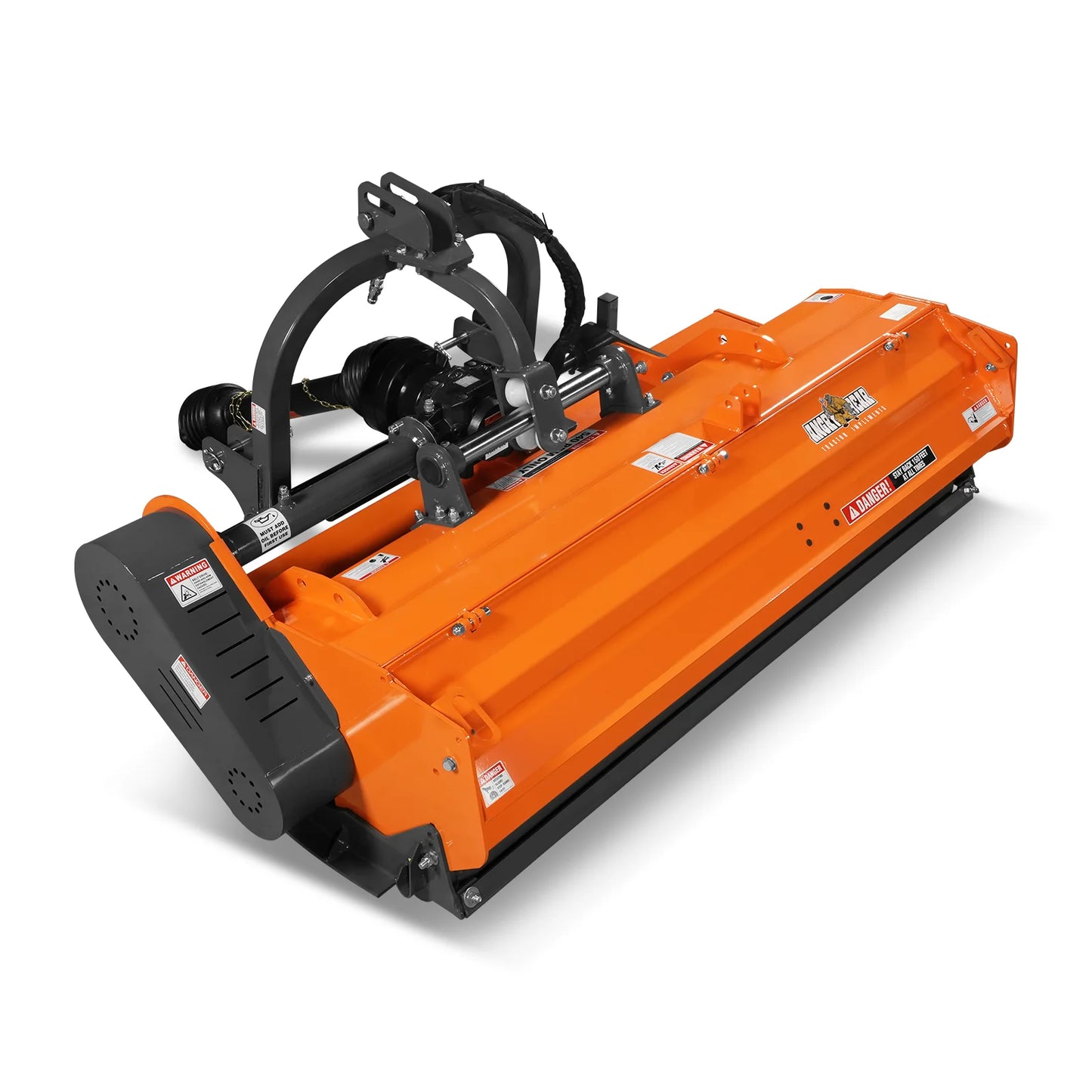 72" Heavy Duty PTO Flail Mower with Hydraulic Side Shift 3 Point 50-75 hp, KDK72H