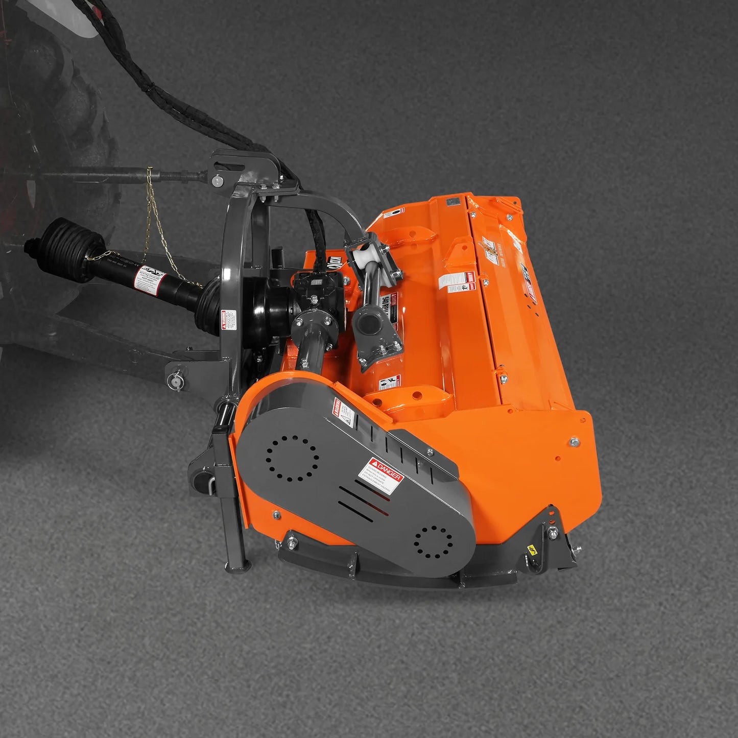 72" Heavy Duty PTO Flail Mower with Hydraulic Side Shift 3 Point 50-75 hp, KDK72H