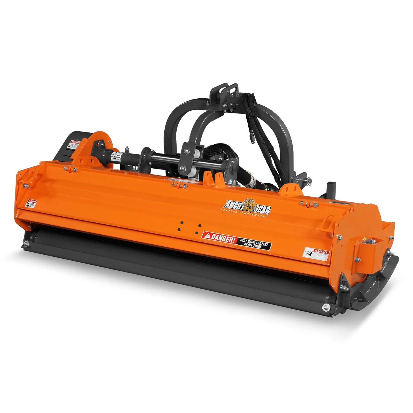 72" Heavy Duty PTO Flail Mower with Hydraulic Side Shift 3 Point 50-75 hp, KDK72H