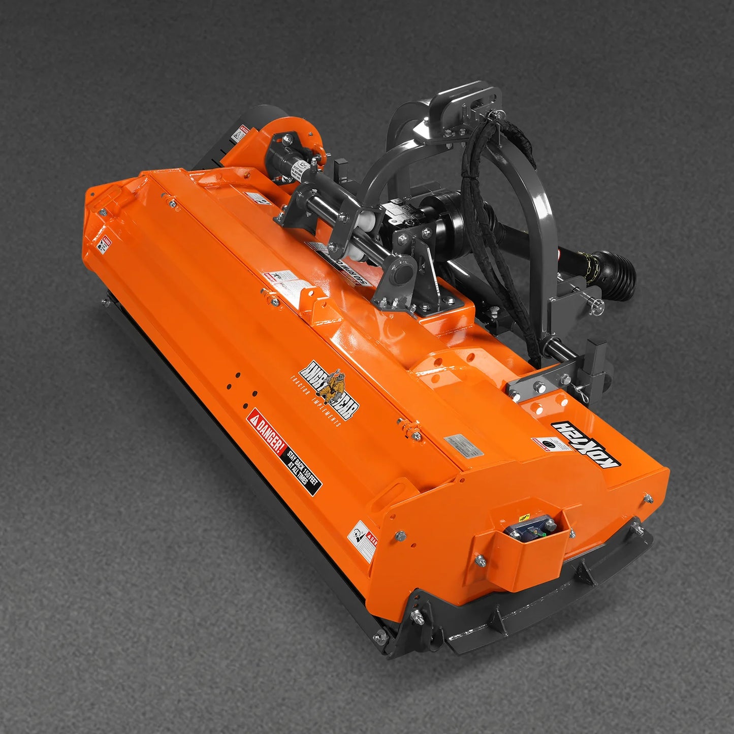 72" Heavy Duty PTO Flail Mower with Hydraulic Side Shift 3 Point 50-75 hp, KDK72H