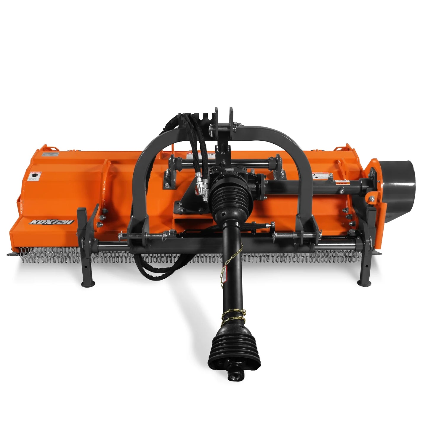 72" Heavy Duty PTO Flail Mower with Hydraulic Side Shift 3 Point 50-75 hp, KDK72H