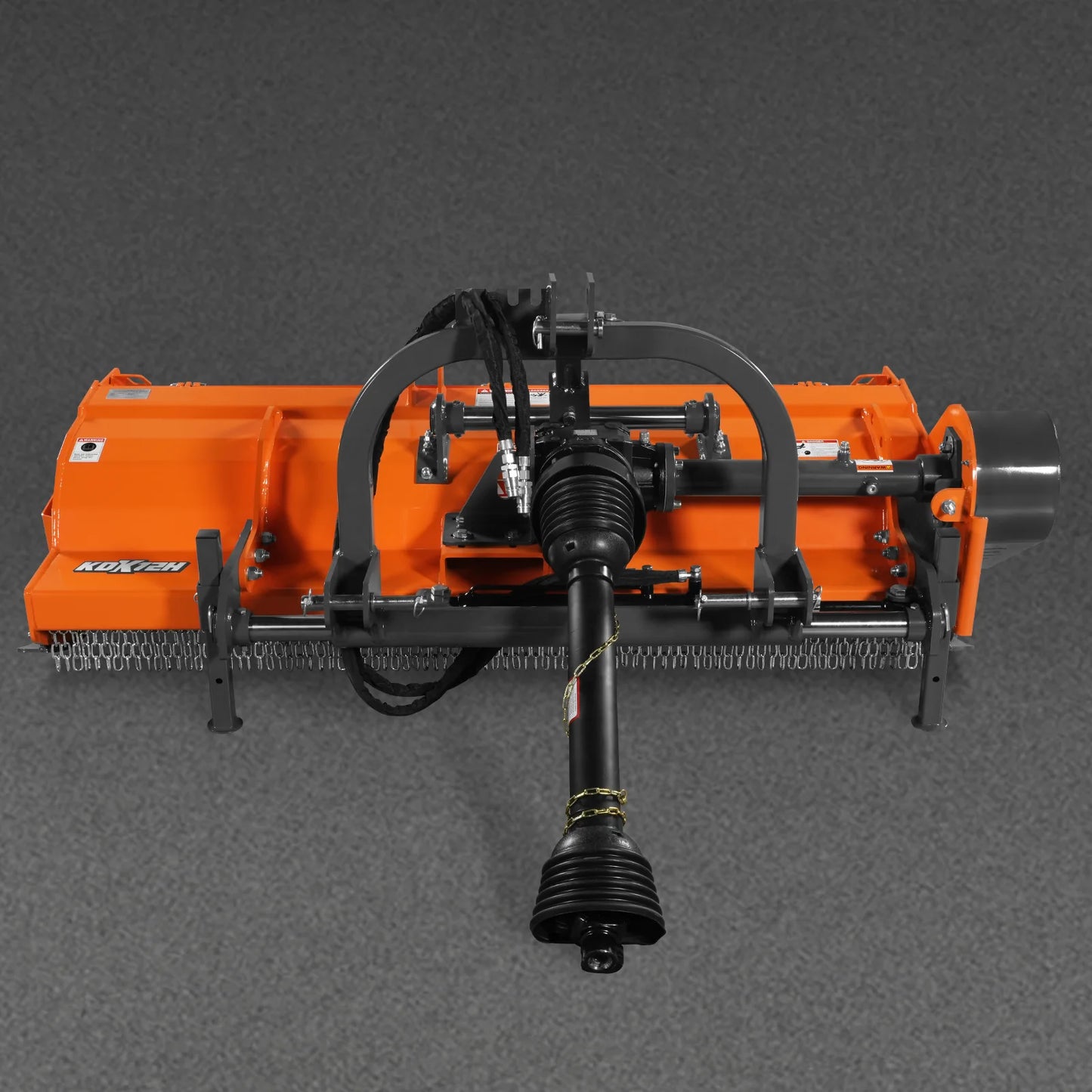 72" Heavy Duty PTO Flail Mower with Hydraulic Side Shift 3 Point 50-75 hp, KDK72H