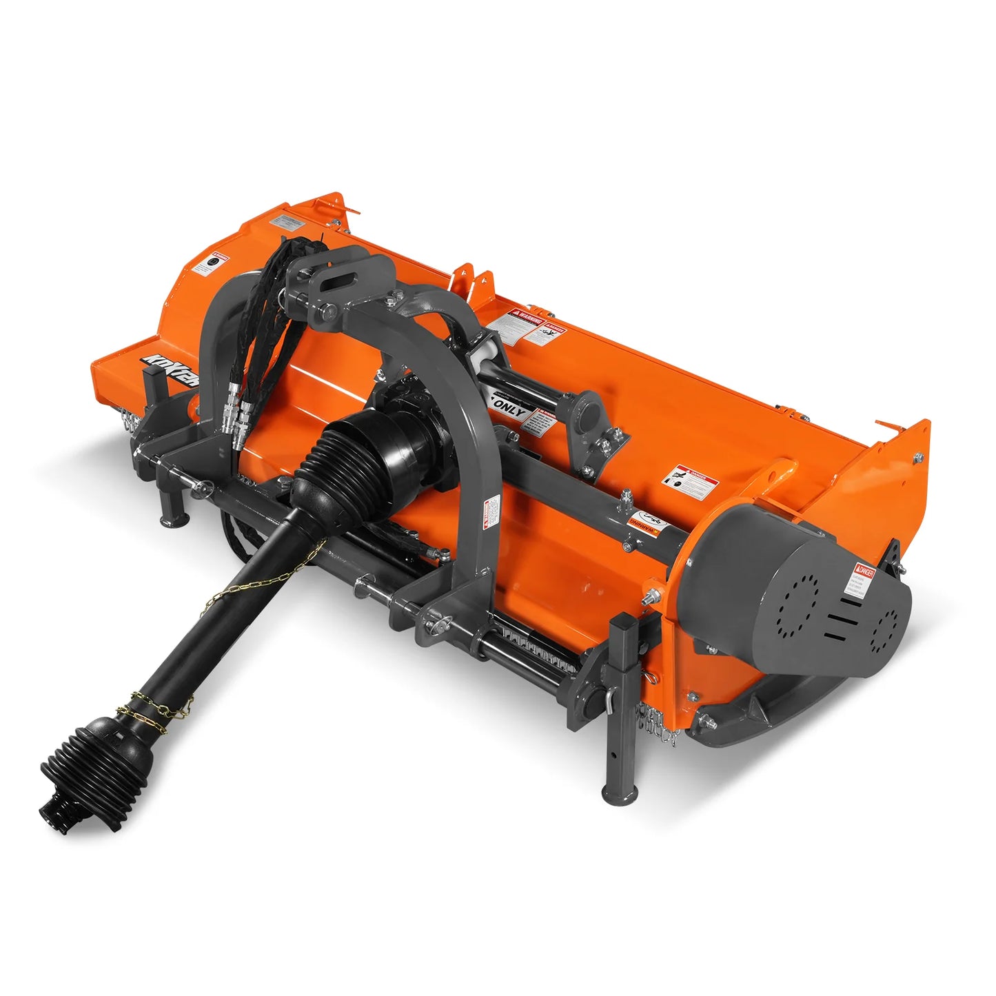 72" Heavy Duty PTO Flail Mower with Hydraulic Side Shift 3 Point 50-75 hp, KDK72H