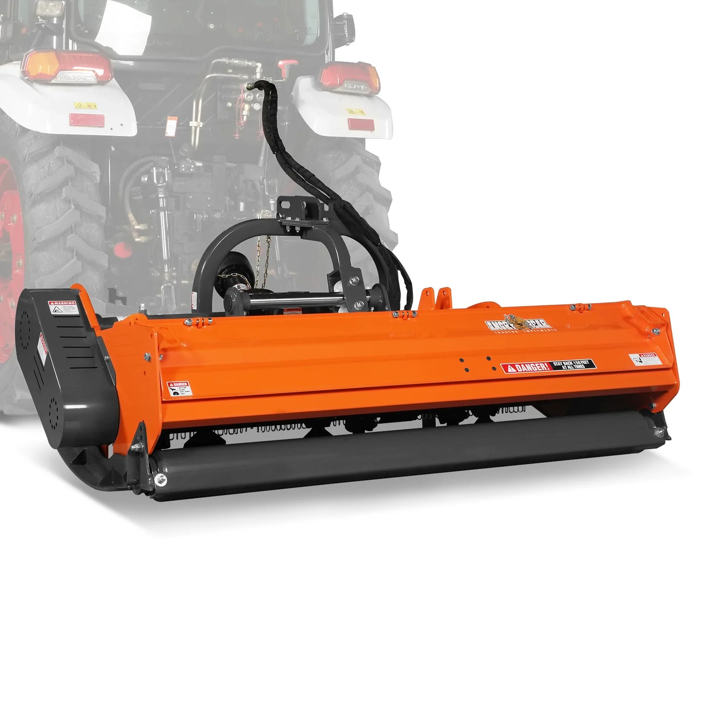 72" Heavy Duty PTO Flail Mower with Hydraulic Side Shift 3 Point 50-75 hp, KDK72H