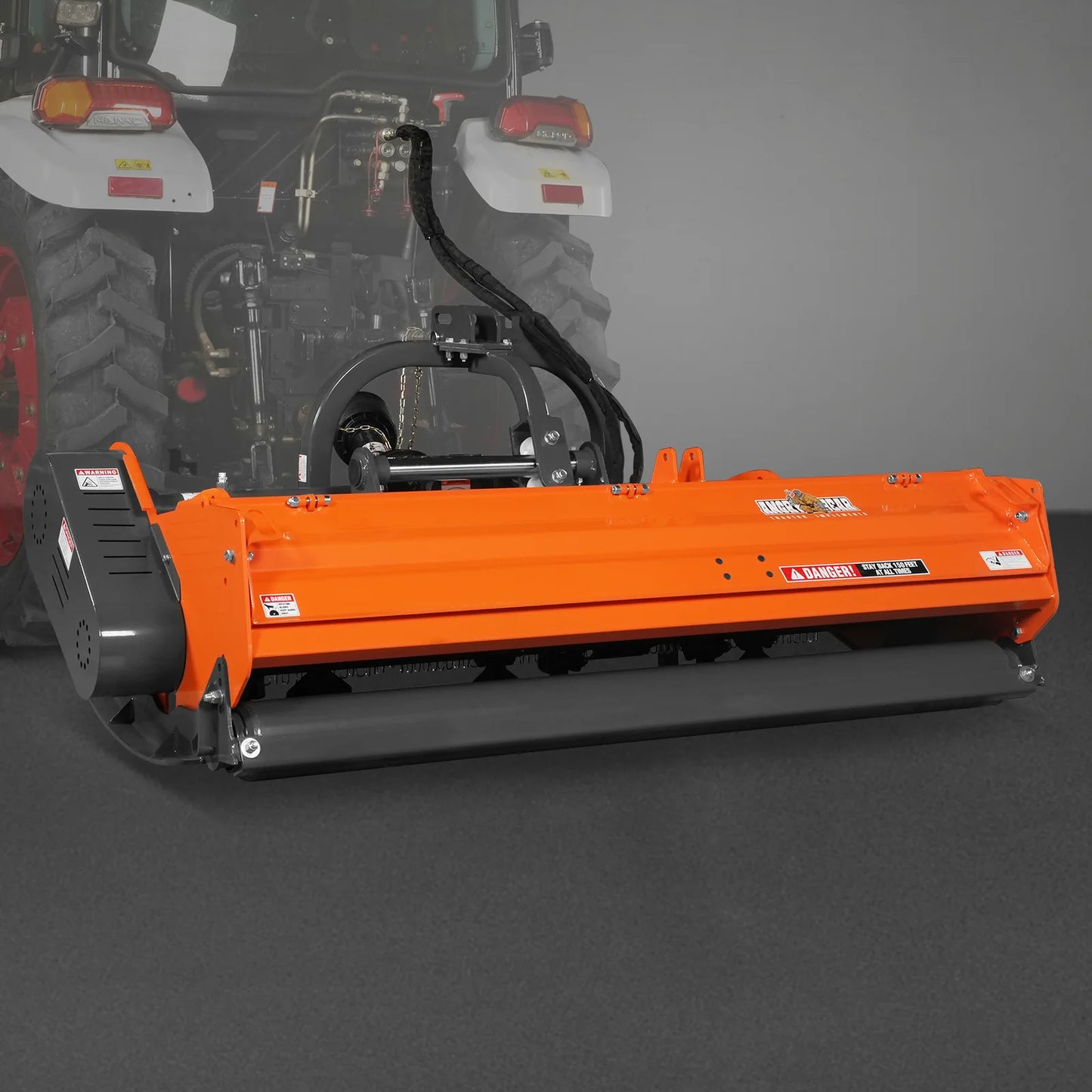 72" Heavy Duty PTO Flail Mower with Hydraulic Side Shift 3 Point 50-75 hp, KDK72H