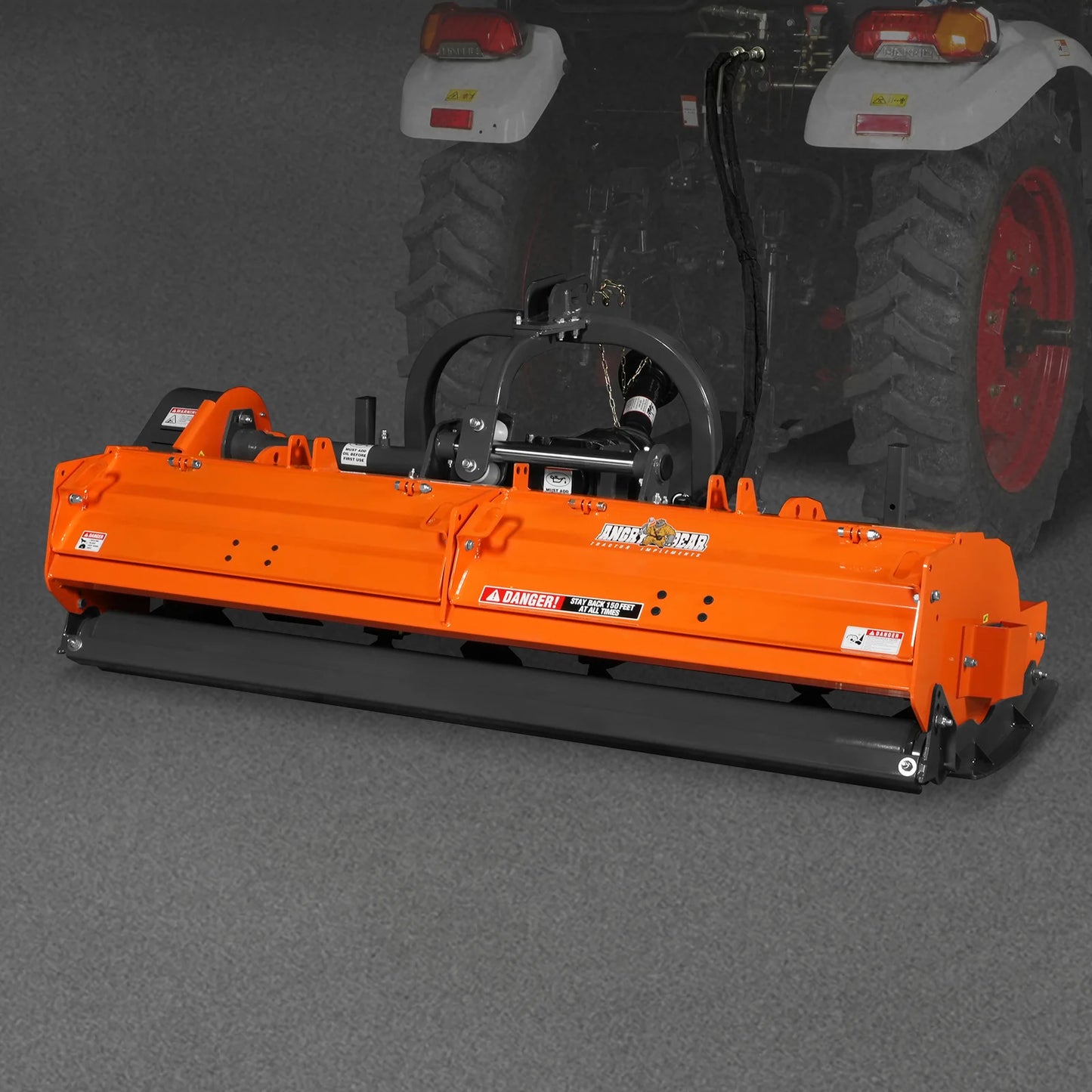78" Heavy Duty PTO Flail Mower with Hydraulic Side Shift 3 Point 50-85 hp, KDK78H