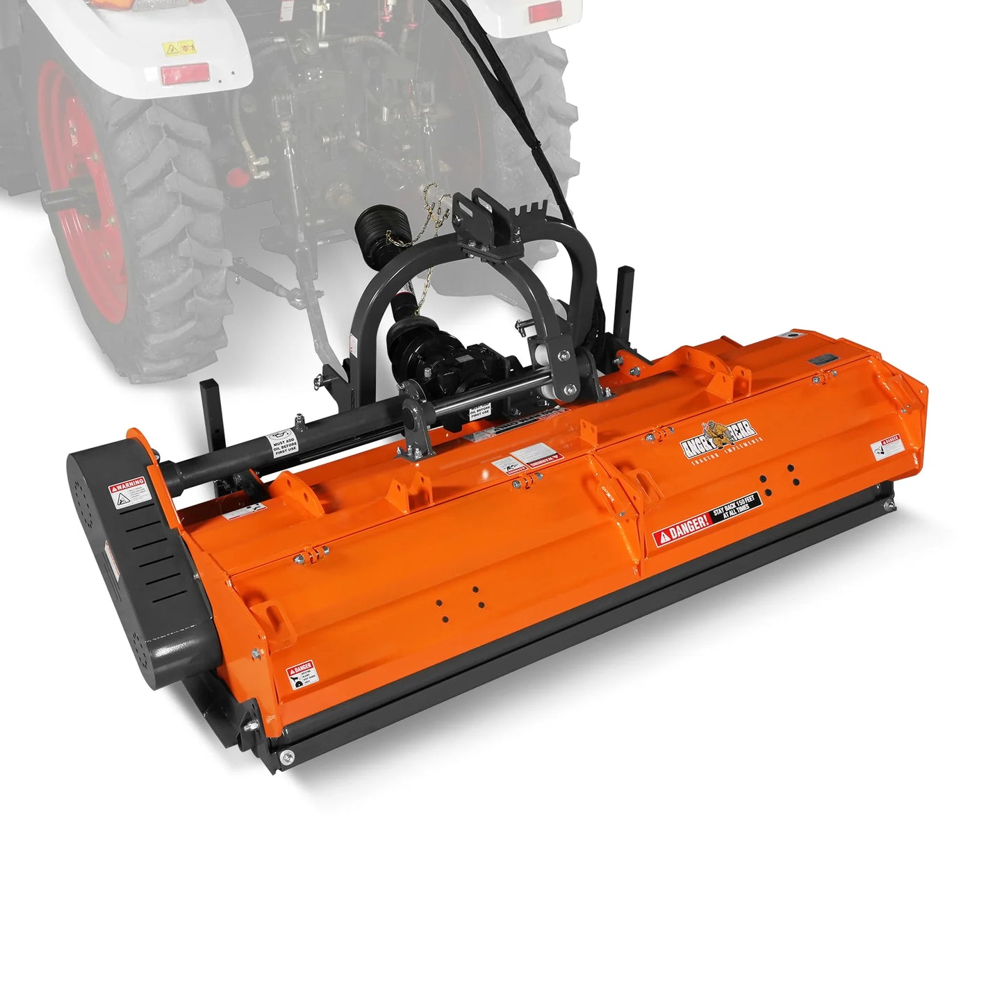 78" Heavy Duty PTO Flail Mower with Hydraulic Side Shift 3 Point 50-85 hp, KDK78H