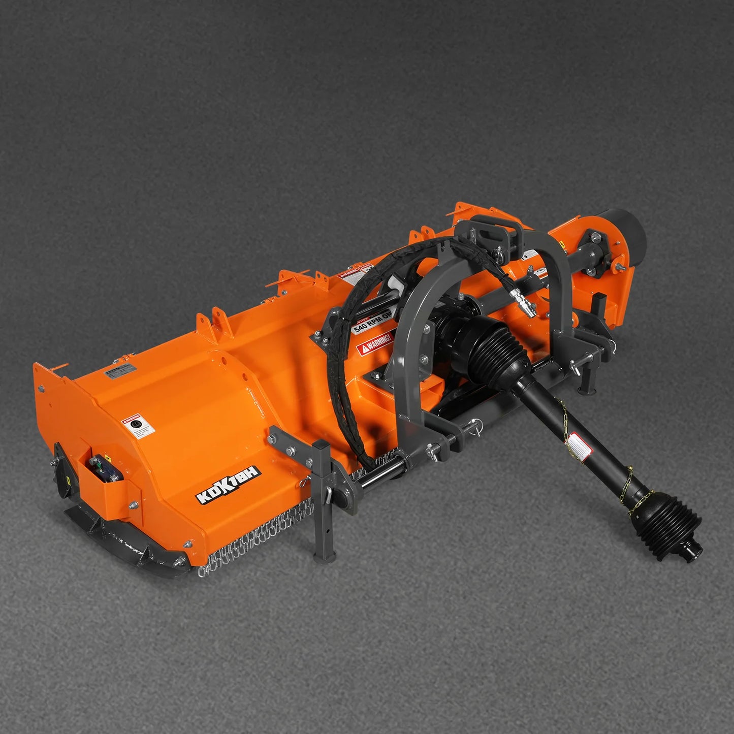 78" Heavy Duty PTO Flail Mower with Hydraulic Side Shift 3 Point 50-85 hp, KDK78H