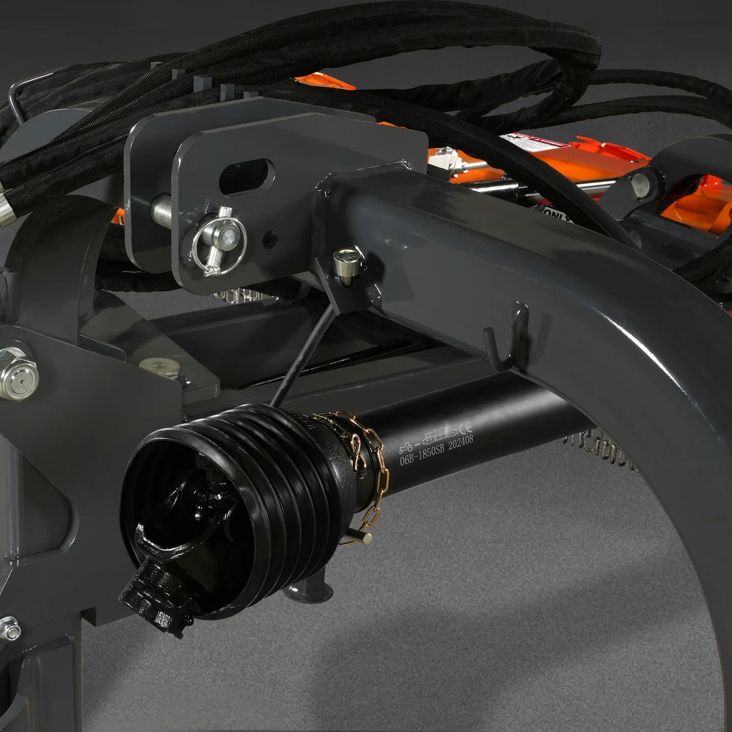 78" Heavy Duty 3 Point Offset Ditch Bank Verge Flail Mower Italy CMR Gearbox, 80-110HP, PTO Driven, VBM78