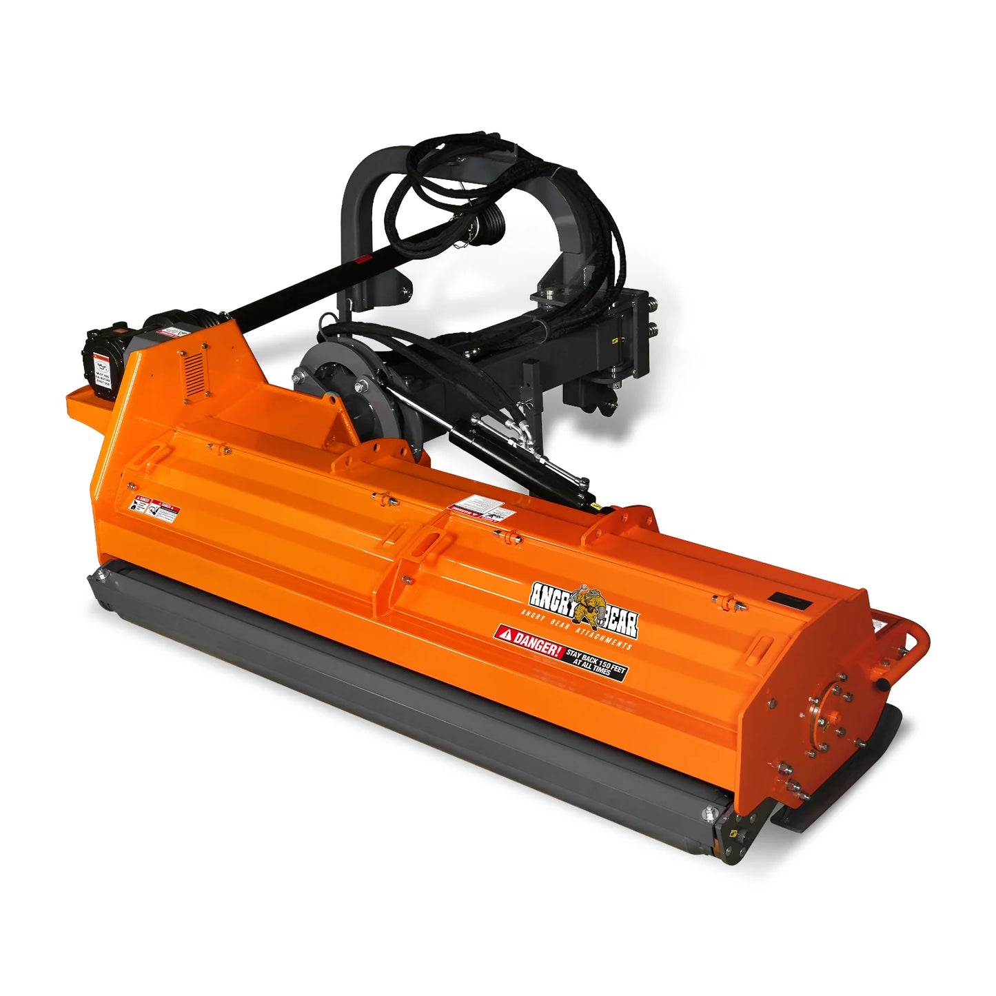 78" Heavy Duty 3 Point Offset Ditch Bank Verge Flail Mower Italy CMR Gearbox, 80-110HP, PTO Driven, VBM78