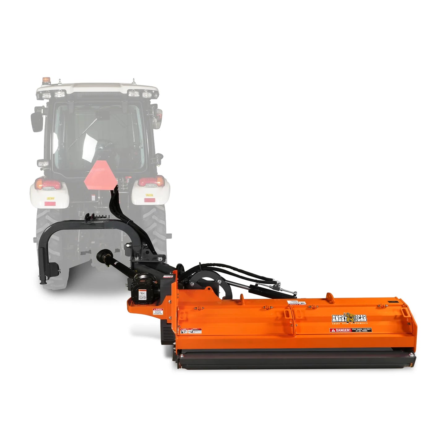 78" Heavy Duty 3 Point Offset Ditch Bank Verge Flail Mower Italy CMR Gearbox, 80-110HP, PTO Driven, VBM78