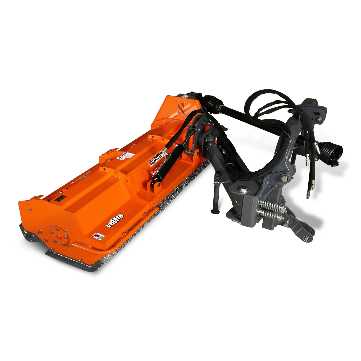 78" Heavy Duty 3 Point Offset Ditch Bank Verge Flail Mower Italy CMR Gearbox, 80-110HP, PTO Driven, VBM78