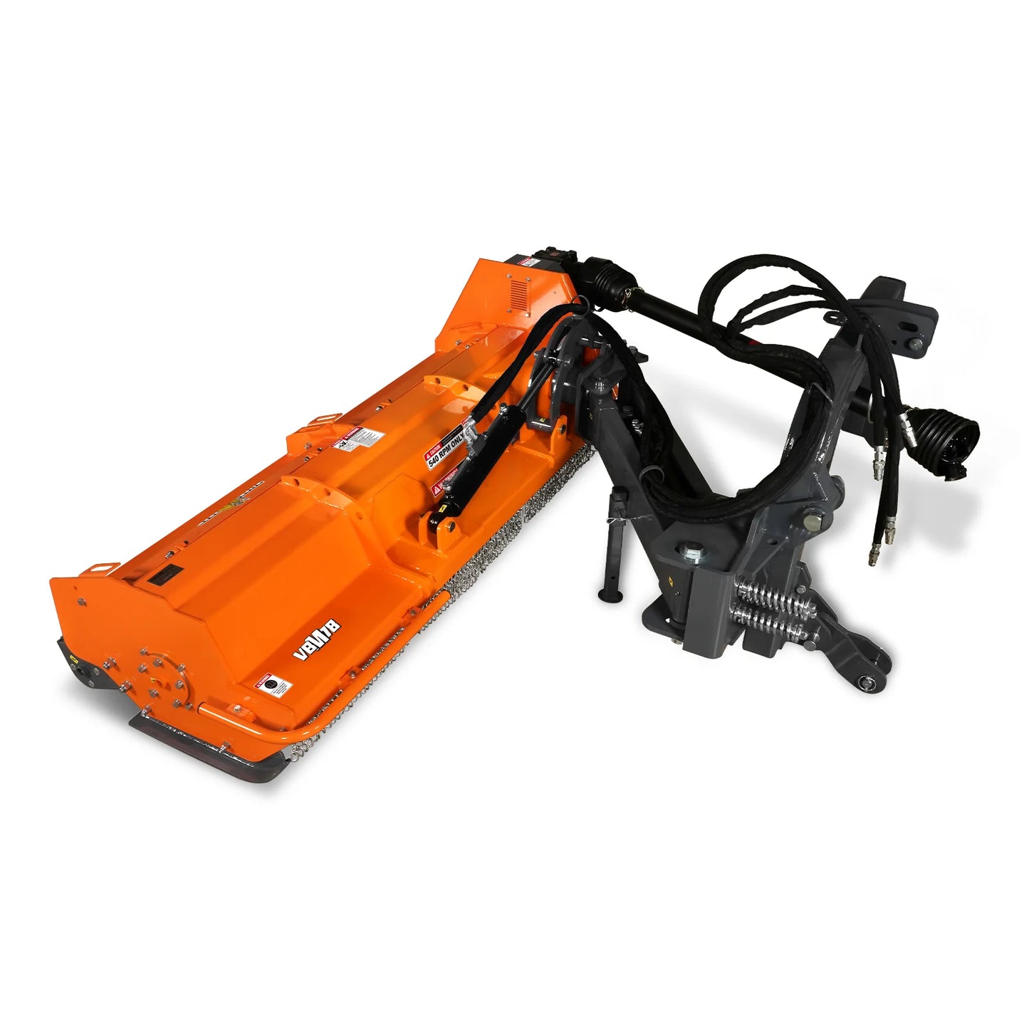 78" Heavy Duty 3 Point Offset Ditch Bank Verge Flail Mower Italy CMR Gearbox, 80-110HP, PTO Driven, VBM78