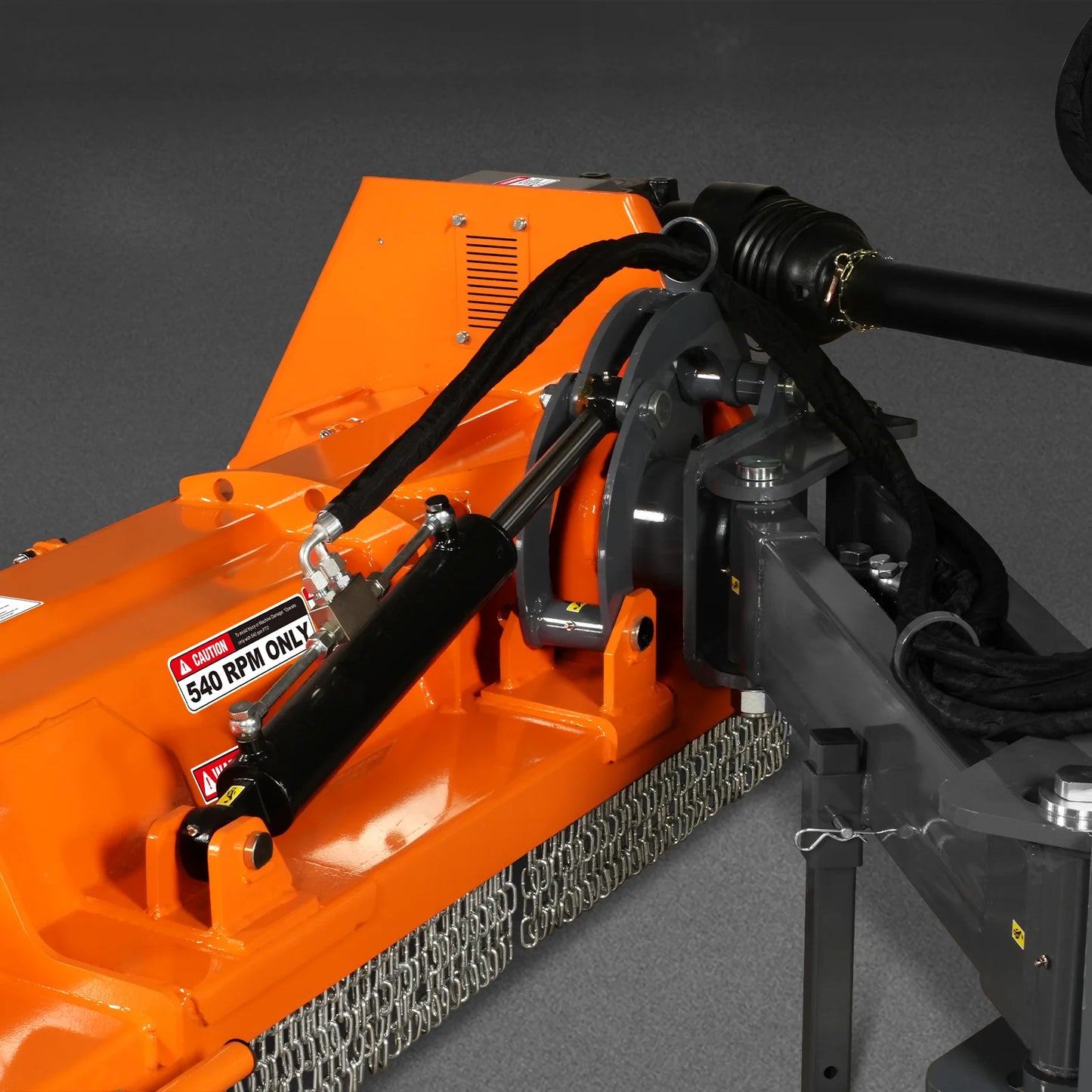 78" Heavy Duty 3 Point Offset Ditch Bank Verge Flail Mower Italy CMR Gearbox, 80-110HP, PTO Driven, VBM78