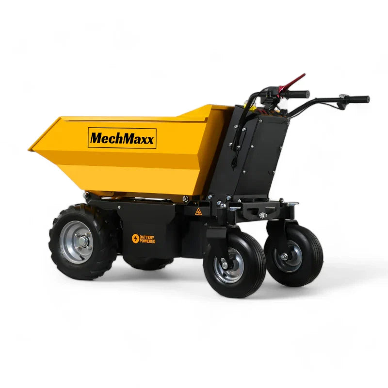 MechMaxx 1100 lb Capacity Battery Powered Hydraulic Tipping Dump Cart EH50