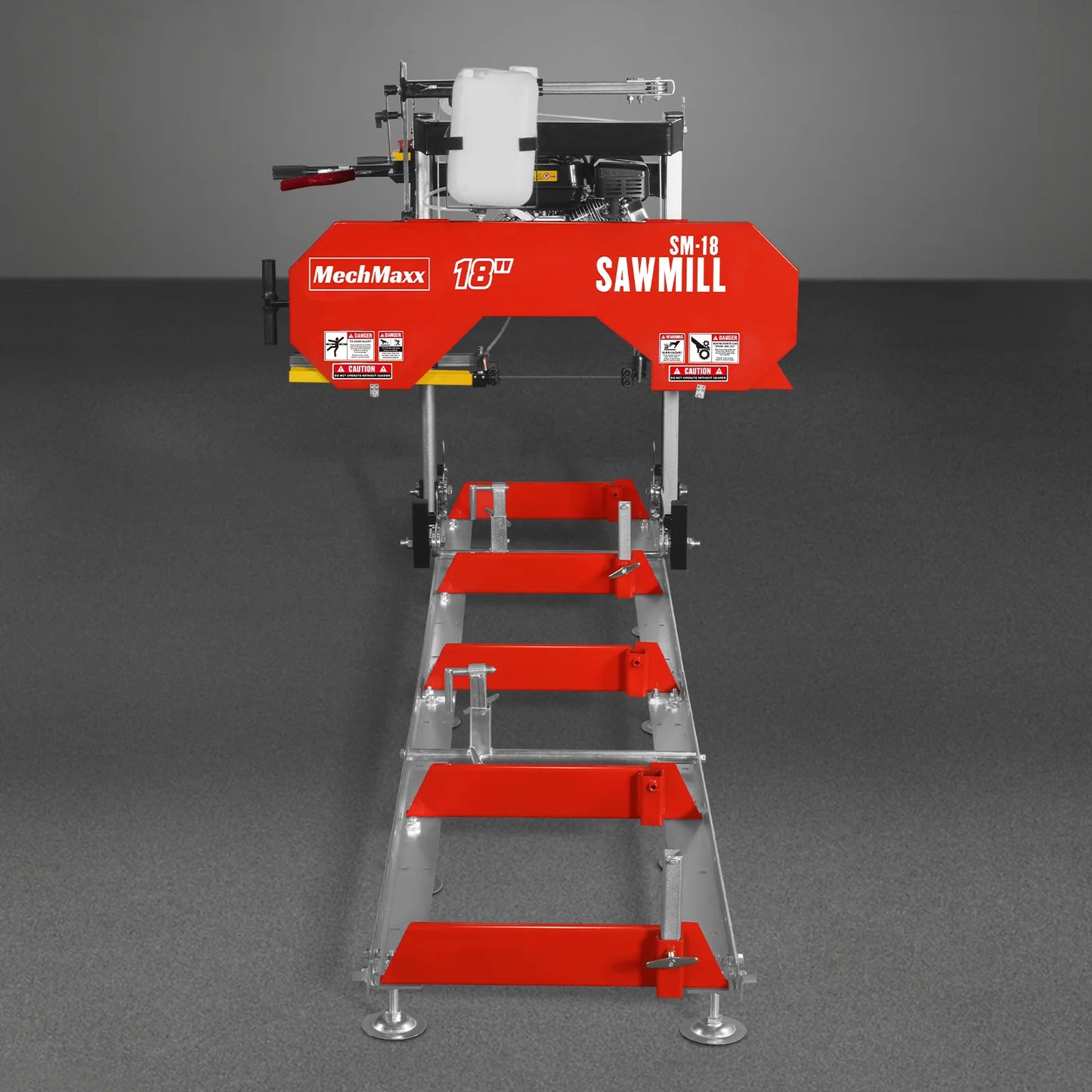 18" Portable Sawmill, 212cc 7HP Gasoline Engine, 15" Board  Width, 10' Track Length , SM-18