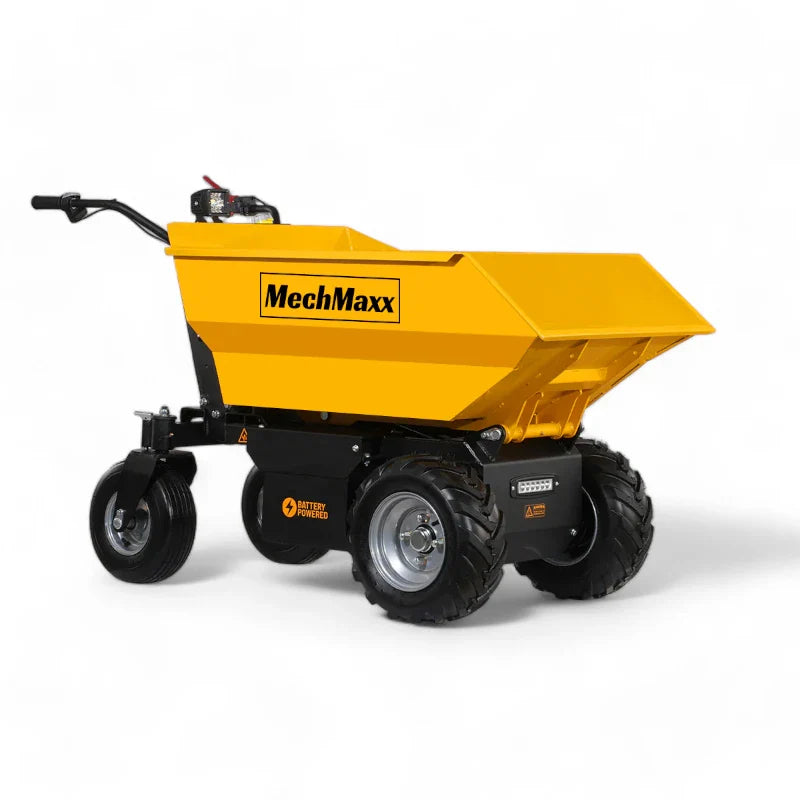 MechMaxx 1100 lb Capacity Battery Powered Hydraulic Tipping Dump Cart EH50